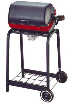 Easy Street Electric Cart Grill with wire shelf