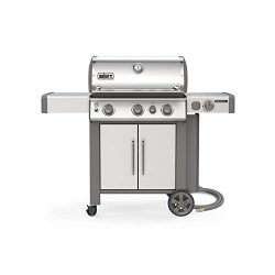 Weber Stephen Company 66006001 Genesis II S-335 NG Grill, Stainless Steel
