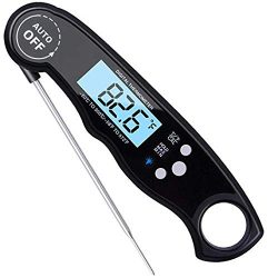 Digital Instant Read Meat Thermometer, Waterproof, Ultra Fast, with Backlight & Calibration, ...