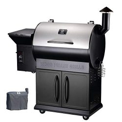 Z GRILLS Pellet Grill Outdoor BBQ Smoker 2019 New Model Heavy Duty Stainless Steel Lid, 700 sq i ...