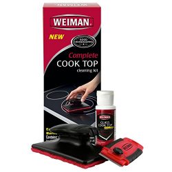 Weiman Complete Cook Top Cleaning Kit – Cook Top Cleaner and Polish 2 Ounce, Scrubbing Pad ...