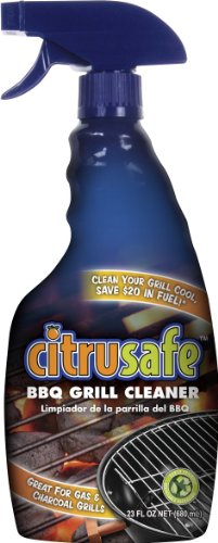 Grill Cleaning Spray – BBQ Grid And Grill Grate Cleanser By Citrusafe (23 oz)