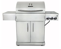 Chef’s Grill IR2818-1 61500 BTU Two Infrared Ceramic Burners LP Grill with Side Burner