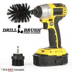 Drillbrush BBQ Grill Cleaning 2 Piece Mini Size Black Ultra Stiff Rotary Cleaning Drill Brushes  ...