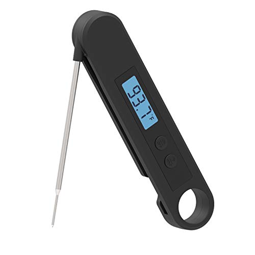 Digital Instant Read Meat Thermometer，Waterproof Meat Thermometer BBQ Thermometer with Calibrat ...