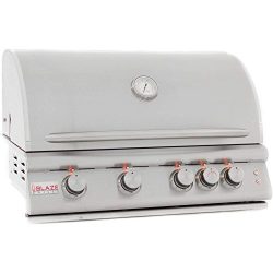 Blaze Built-In Grill with Lights (BLZ-4LTE2-NG), 32-inch, Natural Gas