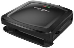 George Foreman Rapid Grill Series, 4-Serving Removable Plate Electric Indoor Grill and Panini Pr ...