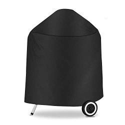 Hongso 7149 BBQ Grill Cover for Weber Charcoal Grills 22.5 Inch, Heavy Duty Waterproof Gas Grill ...