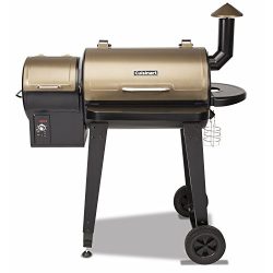 Cuisinart CPG-4000 Wood BBQ Grill & Smoker Pellet Grill and Smoker, 45″ x 49″ x  ...