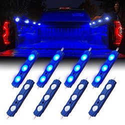 Xprite Led Rock Light for Bed Truck, 24 LEDs Cargo Truck Pickup Bed, Under Car, Foot Wells, Rail ...