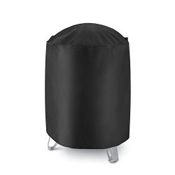 iDepot Outdoor Round Smoker Cover, Heavy Duty Waterproof Dome Vertical Smoker Cover, Fade and UV ...