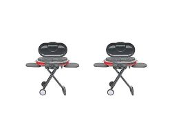 Coleman Propane Grill | Roadtrip LXE Portable Gas Grill (2 Set, LXE Portable, Red)