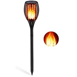 Aityvert Solar Torch Light,Outdoor Waterproof Flickering Flames Torches Landscape Decoration Lig ...