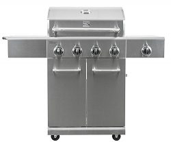 KENMORE 4 Burner plus Side Burner SS Grill