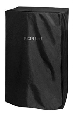 Masterbuilt MB20080110 Electric Smoker Cover, 11.80in. x 11.60in. x 1.20in, Black