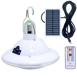 LISOPO 22LED Solar Remote Control Lights,Portable Outdoor Solar Lamp Hooking Garden Camp Emergen ...