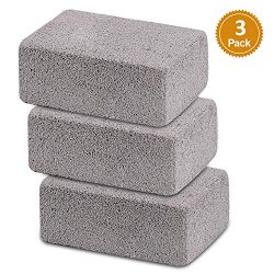 Ajmyonsp 3Pack Grill Cleaning Brick Block Brick-A Magic Stone Pumice Griddle Grilling Cleaner Ac ...