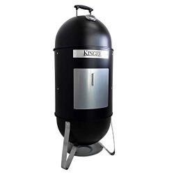 Kinger Home 18 Inch Vertical BBQ Smoker Wood Charcoal Pellets