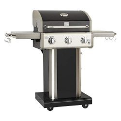 Kenmore 3 Burner Outdoor Patio Gas BBQ Propane Grill in, Black