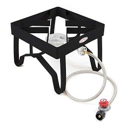 GAS ONE High-Pressure Single Burner Outdoor Stove Propane Gas Cooker with Adjustable 0-20PSI CSA ...