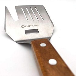 FLIPFORK Grill Spatula Fork Perfect Grill Gifts for Men BBQ Spatula Accessory for Grilling Grill ...
