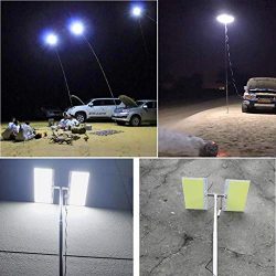 BBTshop Outdoor Grill Lighting Camping Light,Telescopic COB Rod LED Fishing Outdoor Camping Lant ...