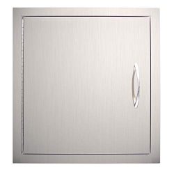 YXHARD Outdoor Kitchen Door, 304 Stainless Steel 18″ Wx 20″ H Single BBQ Access Door ...