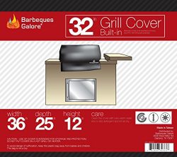 Barbeques Galore 32″ Universal Cover for Built-in Grill