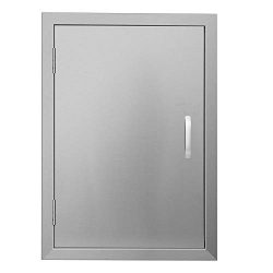 APWONE Outdoor Kitchen Access Doors Single BBQ Island 304 Stainless Steel Door Cabinet Door Flus ...