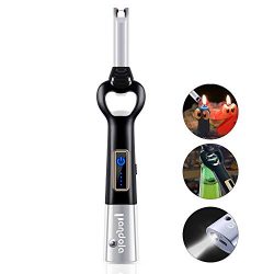 Electric Arc Lighter – Pandola USB Rechargeable Flameless Windproof Touch Sensor Candle Li ...