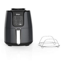 Ninja Air Fryer, 1550-Watt Programmable Base for Air Frying, Roasting, Reheating & Dehydrati ...