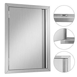 MorNon BBQ Access Door 304 Stainless Steel Outdoor Kitchen Doors for Grilling Station, Outside C ...