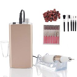 Miss Sweet Portable Nail Drill Machine Rechargeable Electric Nail File for Acrylic Nail RPM30000 ...