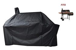 a1COVER Smoker Grill Cover Sized for Char-Griller Charcoal Grill 2190 and 2197 Heavy Duty Waterp ...