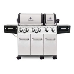 Broil King 957347 Regal XLS Pro NG Gas Grill, Six-Burner, Stainless Steel (Renewed)