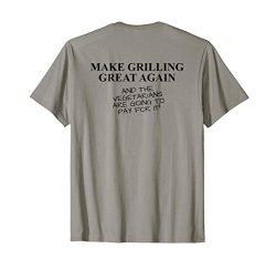 Funny BBQ Grill Accessory Pitmaster Gift Dad Men Back Print