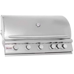 40″ 5-Burner Built-In Gas Grill with Rear Infrared Burner Gas Type: Natural