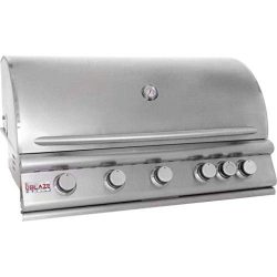 40″ 5-Burner Built-In Gas Grill with Rear Infrared Burner Gas Type: Propane
