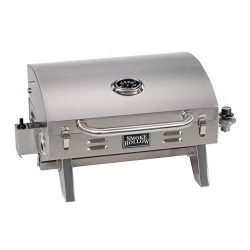 Smoke Hollow 205 Stainless Steel TableTop Propane Gas Grill, Perfect for tailgating,camping or a ...