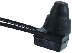 Core Tools CT127-LS-B Black Push Button Waterproof Switch, Pack of 5