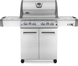 Napoleon Grills LEX485RSIBNSS-1 LEX485RSIBNSS1 Natural Gas Grill, Stainless Steel (Renewed)