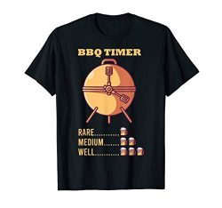 Barbecue Timer I Beer Mug BBQ Sauce Electric Grill Gift T-Shirt