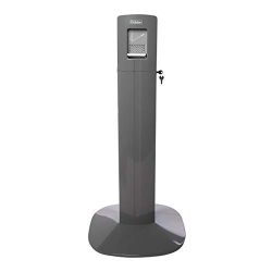 Polder Metal Smokers Pole Outdoor Cigarette Butt Receptacle Freestanding Smoker Pole Smoking Rec ...