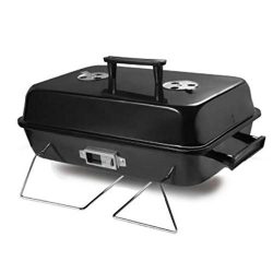 ISUMER Portable Charcoal Barbecue Grill – Tabletop Outdoor BBQ Cooking Charcoal Grill Barb ...