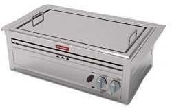 Built in Hibachi 3 in 1 Gas Grill – Hibachi Griddle, Stove Top and BBQ All in one.