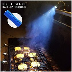 BRIGHT EYES Rechargeable Barbecue BBQ Light for Grilling – with Wide Adjustable Beam Width ...