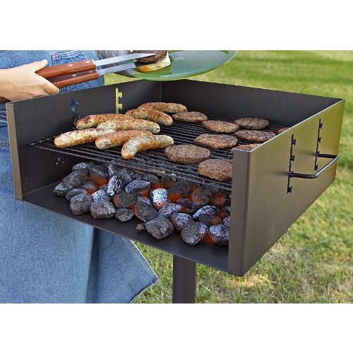 Guide Gear Heavy-Duty Park Style Charcoal Grill, Extra Large
